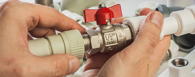 installation of plumbing fittings